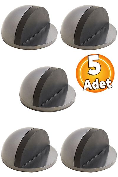 Badem10 Semilună Adeziv Buton Ușă Opritor Tampon Oprire Metal Opritor Suport Mâner Inox 5 Buc
