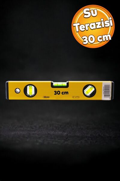 Badem10 Aluminyum Su Terazisi 30 Cm İnşaat Duvar Fayans Marangoz Mühendislik ...