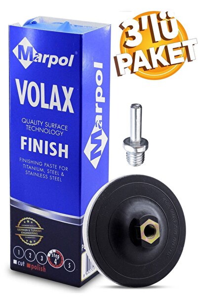 Marpol Don Yağı Polisaj Parlatma Metal Mavi Cila 900 Gr Polisaj Keçesi 115 Mm Matkap Aparatı M14