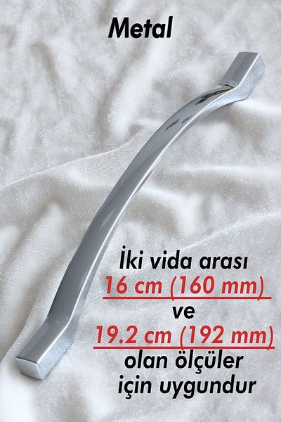 Badem10 Kartaca Furniture - Kitchen Drawer, 160-192 mm Metal Club