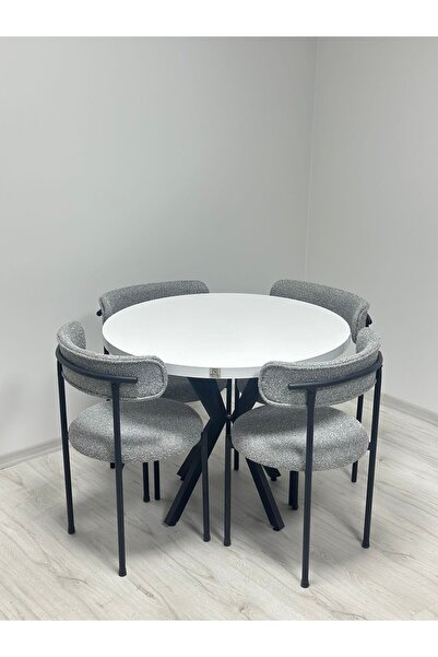 Royal Elısa 4 Kişilik Masa Sandalye Tedy12
