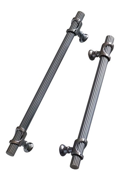 Badem10 Mâner din metal afumat Arsine 192 mm-19,2 cm Mobilier Bucătărie Sertar Dulap Ușă Dulap Mânere Mâner