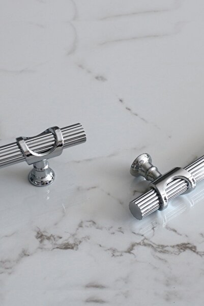 Badem10 Arsin Mâner metalic cromat 224 mm-22,4 cm Mobilier Bucătărie Sertar Dulap Dulap Capac Mânere Mâner