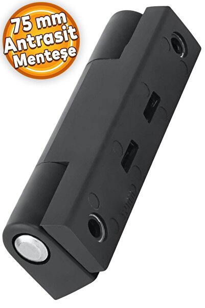 Badem10 Pvc Pimapen Pencere Menteşesi 75 Mm Antrasit Gri Menteşe