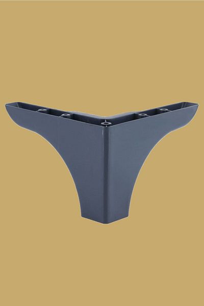Badem10 Bellona Furniture - Canapea Puf Baza Antracit 10 Cm, Unitate TV Canapea Sofa Picior