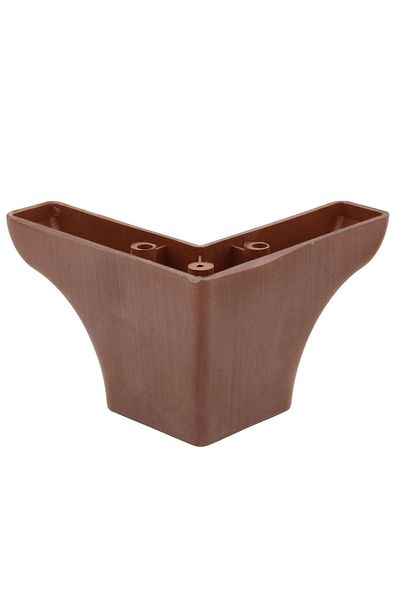 Badem10 Rose Mobilier de lux Canapea Puf Picior de scaun 7,5 Cm Model din lemn maro Picioare de bază