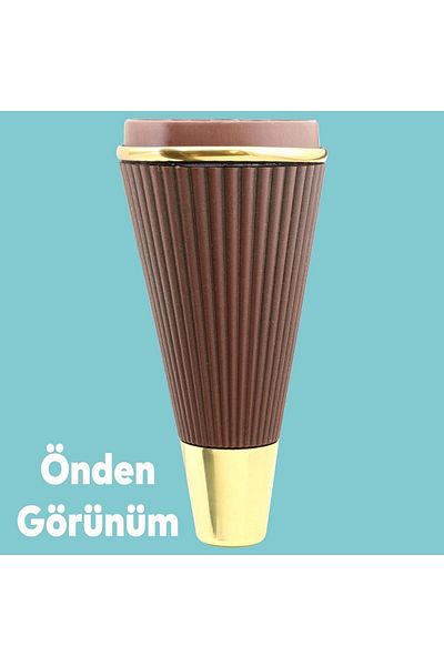 Badem10 Fier Mobilier de lux Canapea Unitate TV Scaun Scaun Picior 15 Cm Model Lemn Picioare Aurii