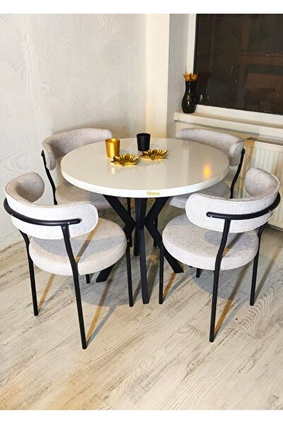 Massa çiğdem mutfak masa takımları yemek masası takımları masa takımı yuvarlak masa