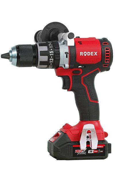 Rodex Rpx2360f Kömürsüz Darbeli Matkap 20 V Çift Akülü Vidalama