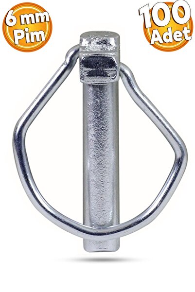 Tractor Pin Spring Pin Quality Steel 6 Mm (100 PCS)