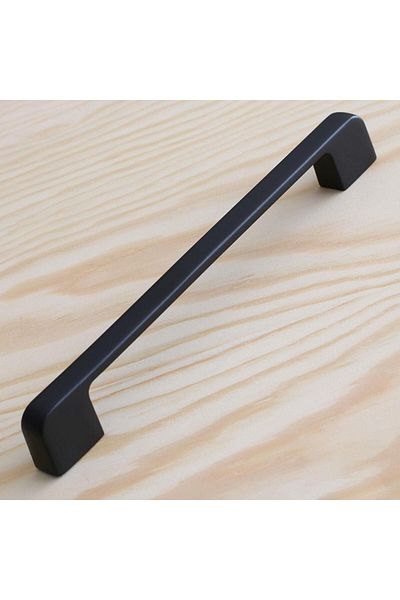 Badem10 Mâner metalic negru 224 mm Arel pentru sertar de bucătărie