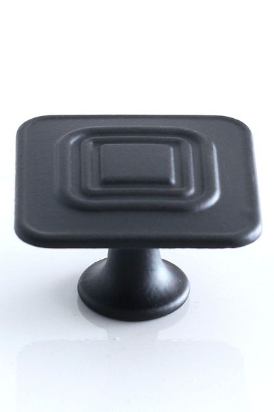 Badem10 Buton de mâner Klas Mobilier negru mat Sertar de bucătărie Dulap dulap Mânere de dulap Capac mâner Mâner de metal