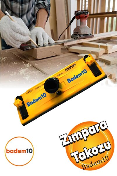 Badem10 Master Oynar Saplı Duvar Alçıpan Zımpara Malası Takozu