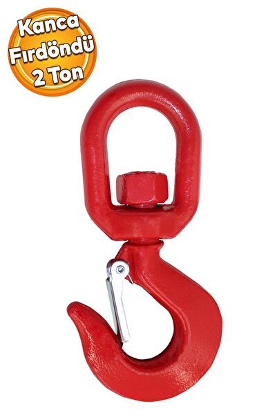 Badem10 Fırdöndü Kuşgöz 2 Tonluk Kanca Yük Taşıma Kaldırma Amerikan Tipi Çeli...