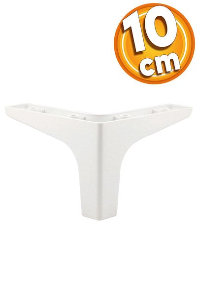 Badem10 Mobilier de lux Sedef Canapea Masuta de cafea Unitate TV Picioare 10 Cm Picioare de bază albe