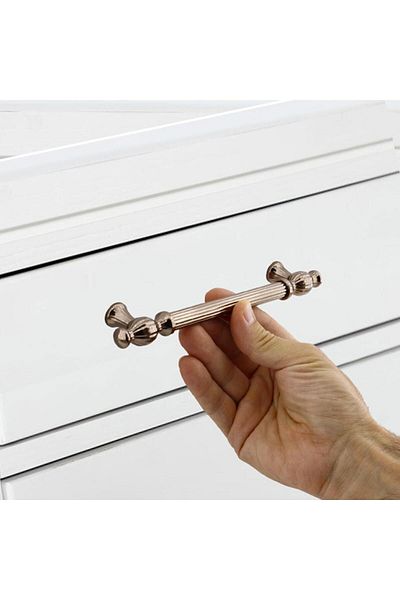Badem10 Fraction Furniture Kitchen Drawer Cabinet Cupboard Door Handle Handle Bronze (128Mm-12.8Cm) Metal Handles