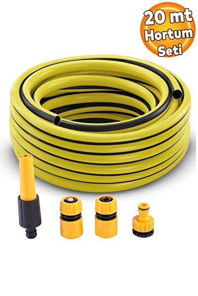 Badem10 1/2 Garden Kid Bahçe Sulama Hortumu 20 Metre Termo Plastik Araç Yıkam...