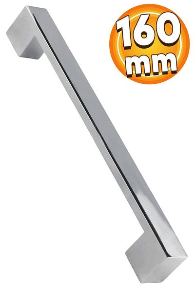 Badem10 Cemre Furniture Kitchen Drawer Cabinet Cabinet Handle Handle Handle (160 Mm-16.0 cm) Chrome Metal Handle