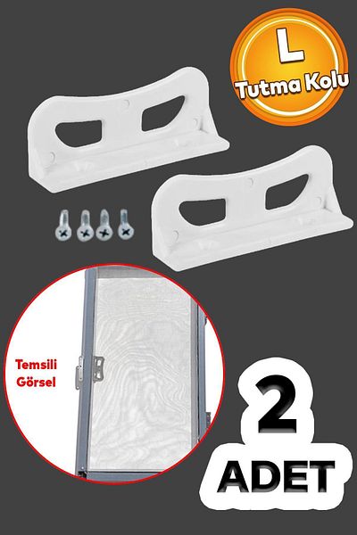 Badem10 Pimapen PVC - L Type Plastic Holder, 2 Window and Door Screen