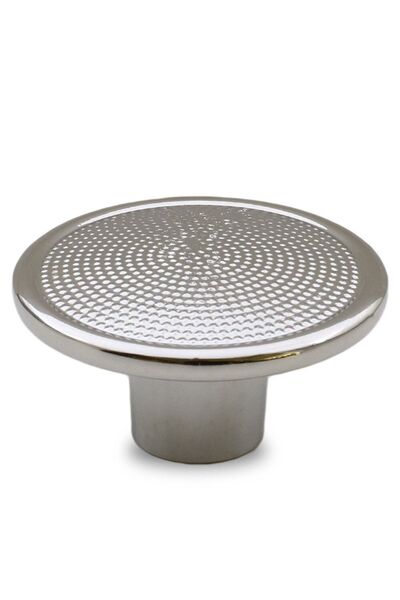 Badem10 Mâner din metal cromat lucios - Dulap cu butoane Festiva - Capac superior și mâner pentru sertarul bucătăriei