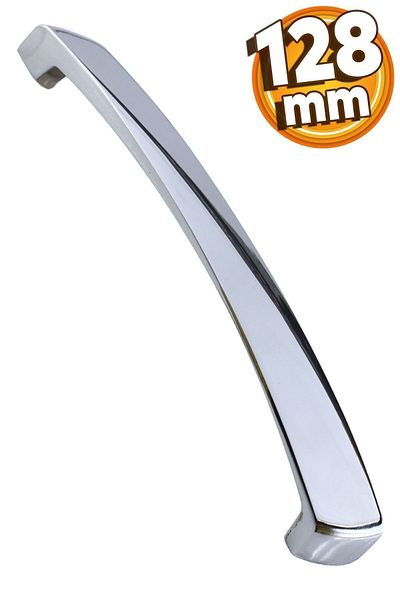 Badem10 Motif Furniture Kitchen Drawer Cabinet Cupboard Handle Handles Handle Chrome (128 Mm-12.8 cm) Metal Handle