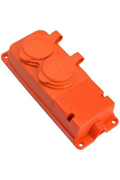 Bylion Orange Monophase Rubberized 3-Piece Group Socket