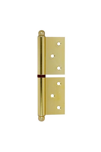 Badem10 Balamă ușă Cerman fără direcție galbenă 12 cm (6 buc.)