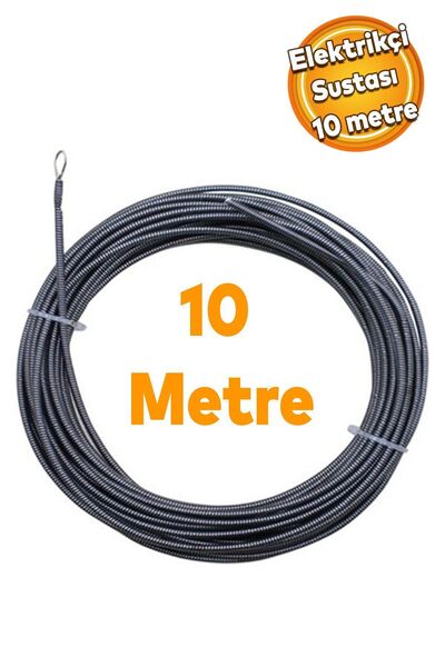 Badem10 Kablo Kablo Kanalı Kablo Geçirme Elektrikci Sustası Takviyeli 10 Mt EES001