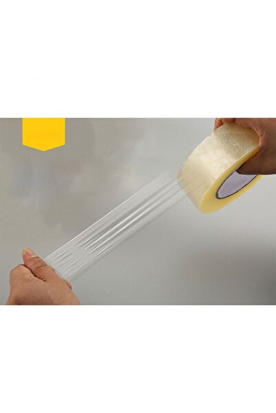 Badem10 Şeffaf Koli Bandı 45 Mm X 100 Mt Yapışkanlı Kopmayan Bant Bandı Bantları