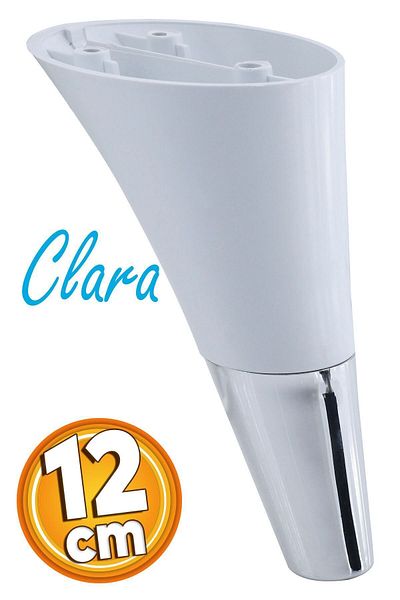 Badem10 Clara Mobila Canapea Masuta TV Unit Baza Fotoliu Picior Culoare Alb 12 Cm Picioare