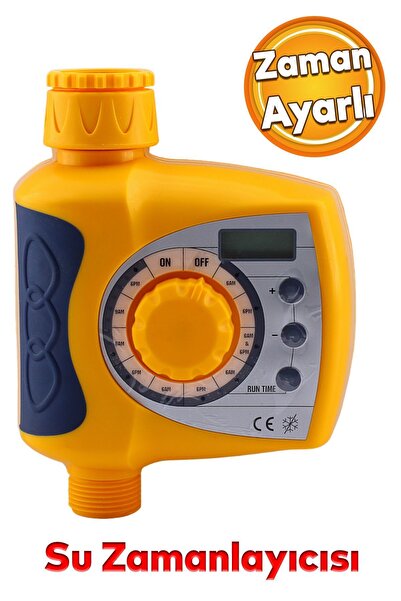 Badem10 Elektronik Dijital Tek Çıkışlı Pilli Otomatik Sulama Ayarlı Zamanlayı...
