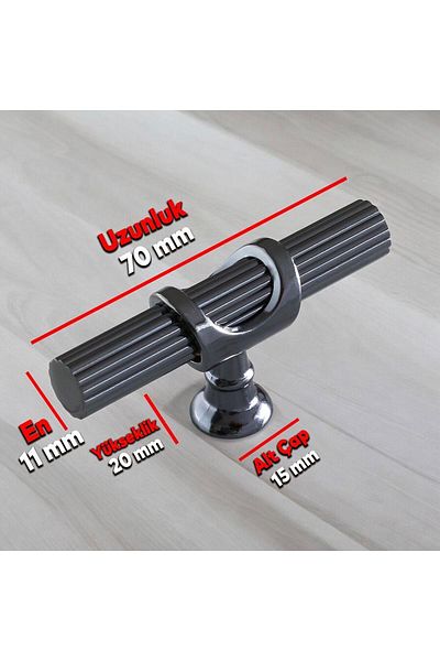 Badem10 Arsin Buton metal afumat Mobilier cu o singură șurub Sertar de bucătărie Dulap dulap Mâner Mâner