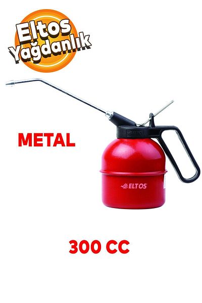Eltos Metal Body Plastic Handle Oil Pot 300 Ml