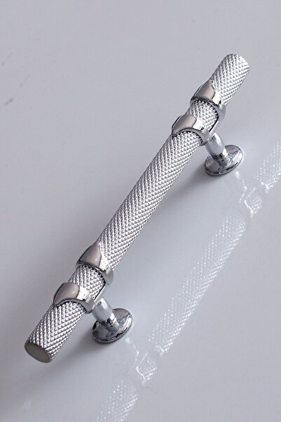 Badem10 Mâner Burç 96 mm Culoare Crom Mobilier Sertar de bucătărie Dulap Mânere dulap Mâner ușă Mâner metalic