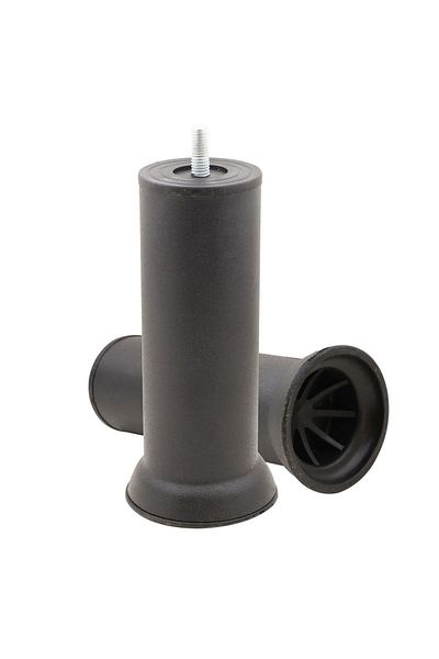 Badem10 M8 Bolt Black Bed Canapea - Baza metalica cu suport pentru puf, picior de inalta 15 cm