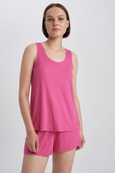 DeFacto Fall In Love Regular Fit Atlet Şort Pijama Takımı A9253ax23hs
