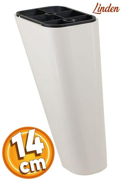 Badem10 Linden Mobilier de lux Canapea Masuta de cafea Unitate TV Fotoliu Picior 14 Cm Crem Picioare de bază ovale