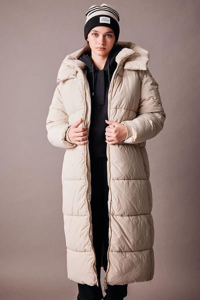 DeFacto Langer Pufferjacke-Parka – wasserdicht und mit Kapuze A4106ax23cw