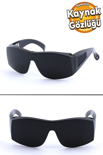 Badem10 Welder Work Security Safety Protective Goggle Dust Glasses Proof Glasses Black
