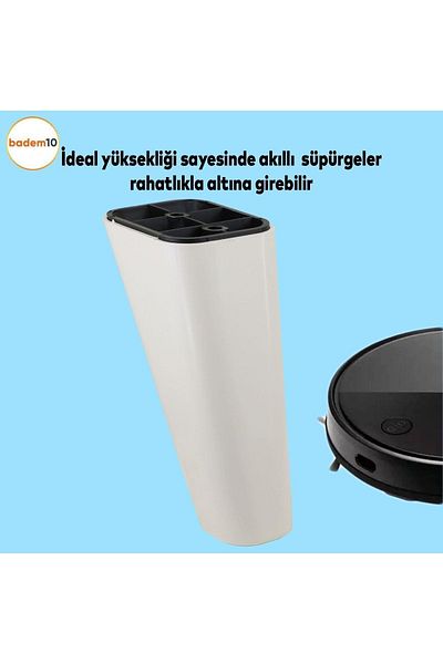 Badem10 Linden Mobilier de lux Canapea Masuta de cafea Unitate TV Fotoliu Picior 14 Cm Crem Picioare de bază ovale