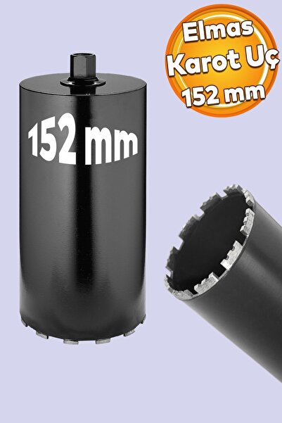 Badem10 Elmas Karot Ucu 152 mm Shun Beton Zemin Duvar Delme Delik Açma Panç A...