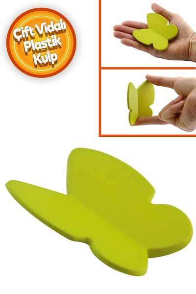 Badem10 Mobilier pentru camera bebelusului Kelebek - Sertar pentru bucatarie, plastic mat si maner verde 32 mm