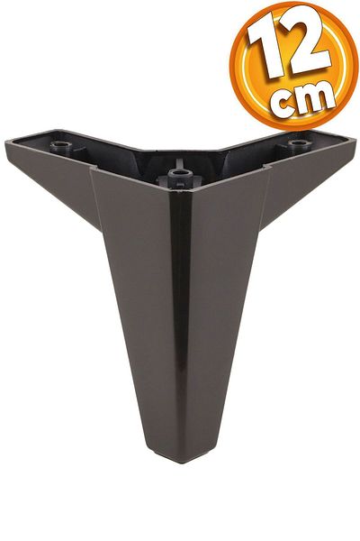 Badem10 Canapea de lux Unitate TV Fotoliu cu picioare de bază neagră cu lățime de 12 cm