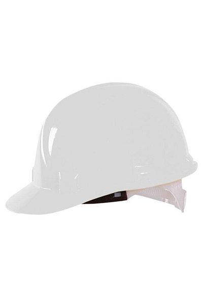 Badem10 Hard Hat Essafe Work Safety Head Protector Glossy Surface Hard Hat White
