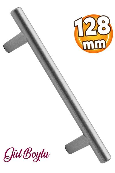 Badem10 Sertar de bucătărie cu mâner metalic înalt de trandafir (128 MM-12,8 CM)