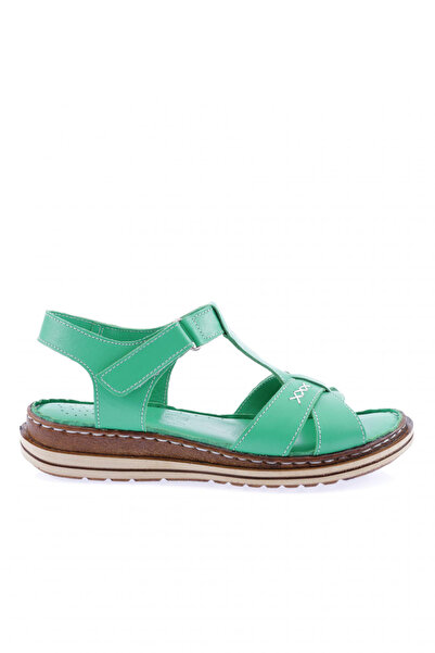 DGN X002-23y Women's Cross Strapped Velcro Sandals