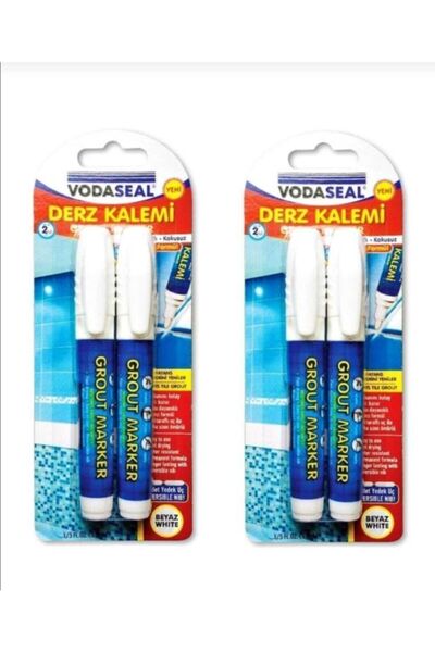 Vodaseal 1.sınıf Beyaz Derz Kalemi 2x2 4 Adet