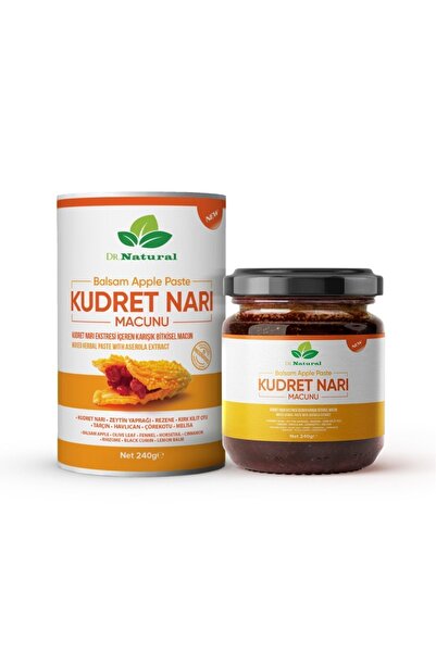 DRNATURAL Kudret Narı Macunu Bal Keçiboynuzu Bitki Karışımlı Bitter Melon Macun 240 Gr