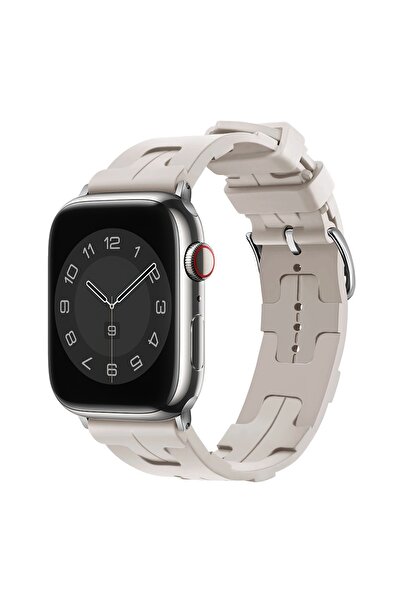 PSGT Apple Watch seri 10-11 46 mm 9/8 7 49 45mm 44mm 42mm Ultra 2 49mm Uyumlu Silikon Kordon