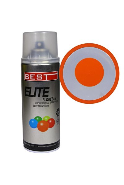 Best Elite Floresan Sprey Boya %400 Parlaklık 400 Ml Turuncu